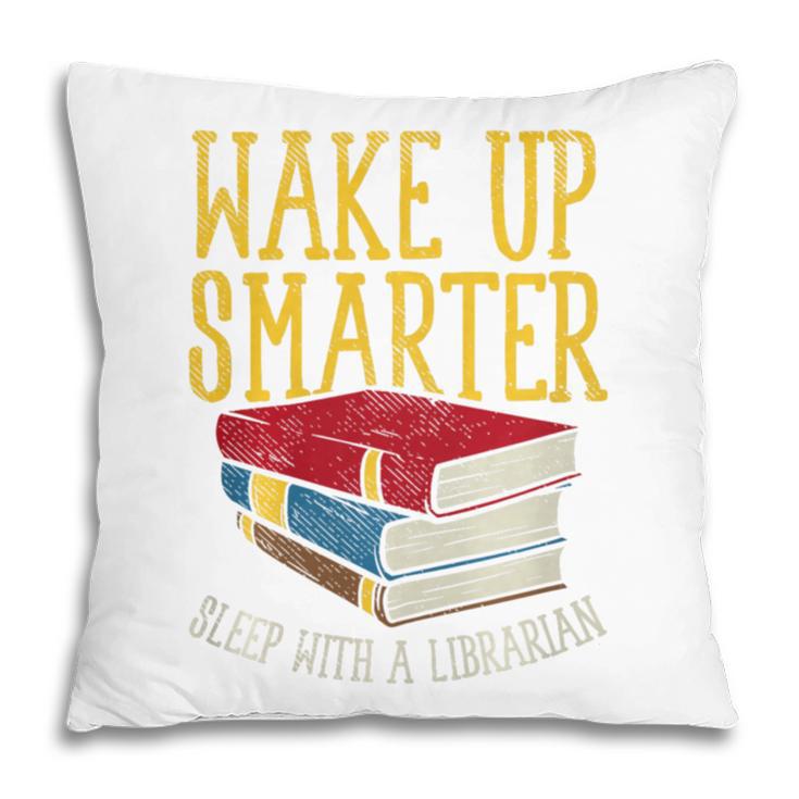 Wake Up Smarter Librarian Book Stack Premium Tri-Blend Pillowcase Wake Up Smarter Librarian Book Stack Premium Tri-Blend Pillowcase