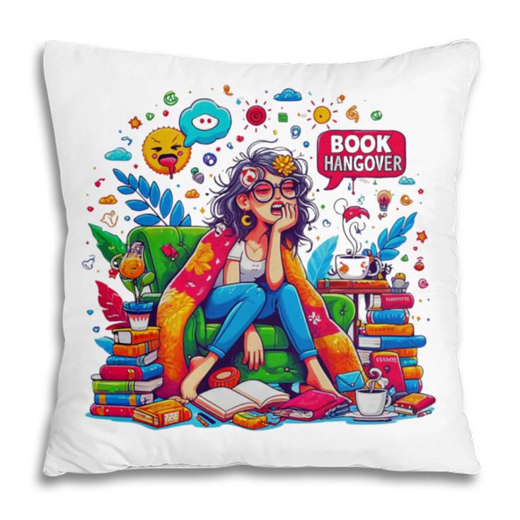 Woman Book Lover Book Hangover Woman Premium Tri-Blend Pillowcase