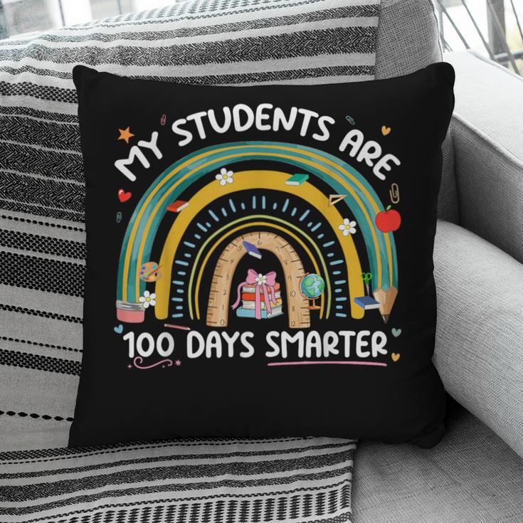 100th Day Of School Teachers Students Women Floral Books Pillowcase