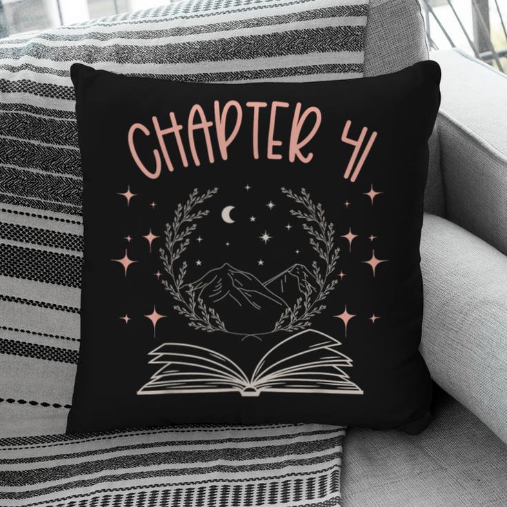 41st Birthday Women Book Lovers Chapter 41 Its My Birthday Pillowcase