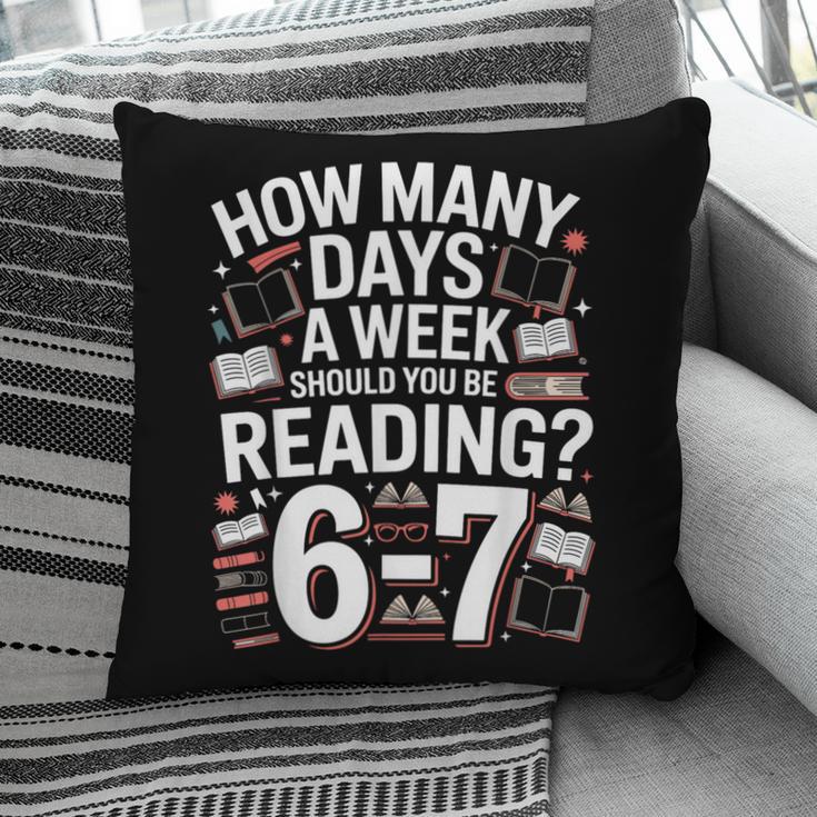 67 For Reading With Books Pillowcase