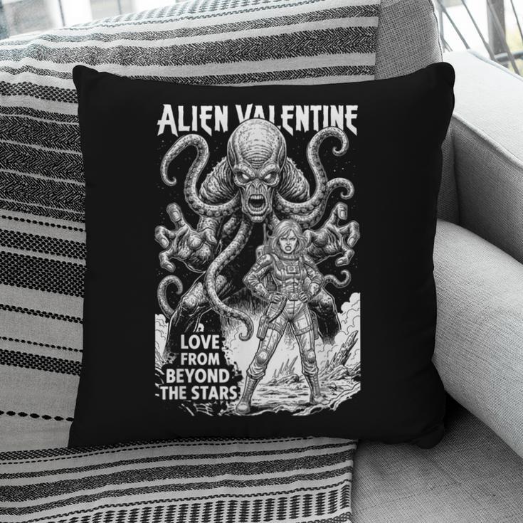 Alien Valentine Science Fiction Vintage Comic Book Pillowcase