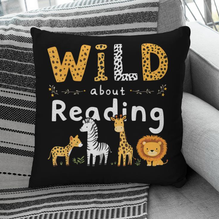 Animal Print Read A Book Character Kids Wild About Reading Pillowcase