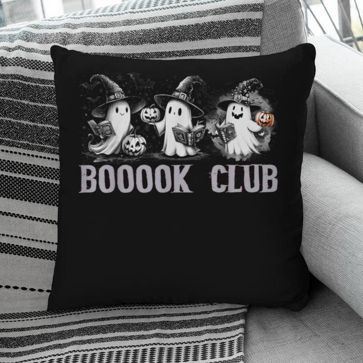 Boo Ghost Books Book Club Halloween Women School Teacher Pillowcase