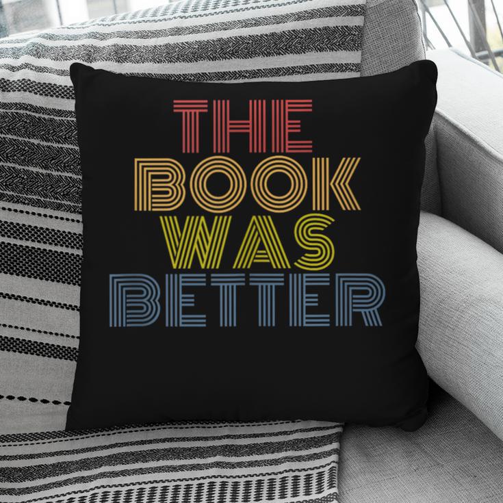 The Book Was Better Retro 70s Vintage Pillowcase