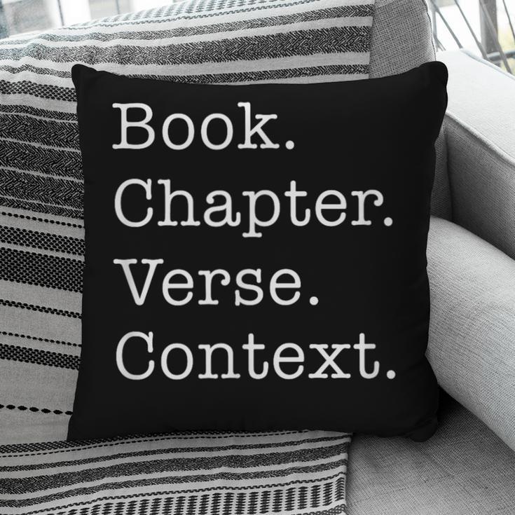 Book Chapter Verse Context Theology Christian Reformed Pillowcase
