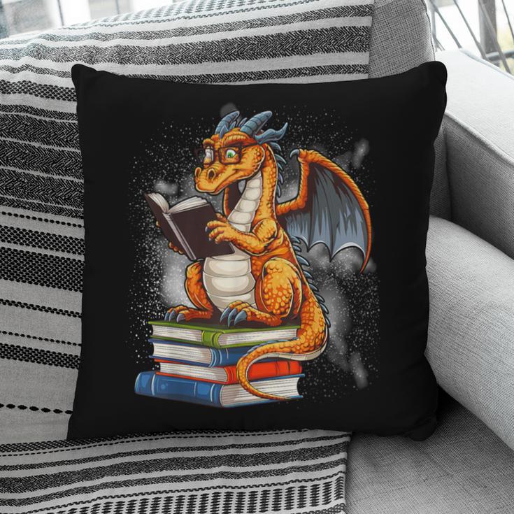 Book Dragon Reading Book Lover Pillowcase