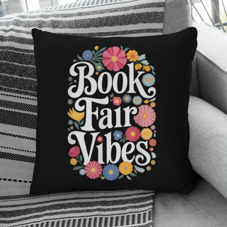 Book Fair Vibes Groovy 70s Retro School Librarian Pillowcase