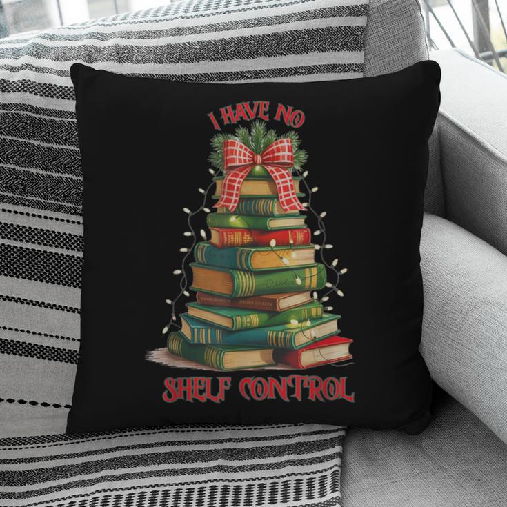 Book Lover Christmas Tree I Have No Shelf Control Pillowcase