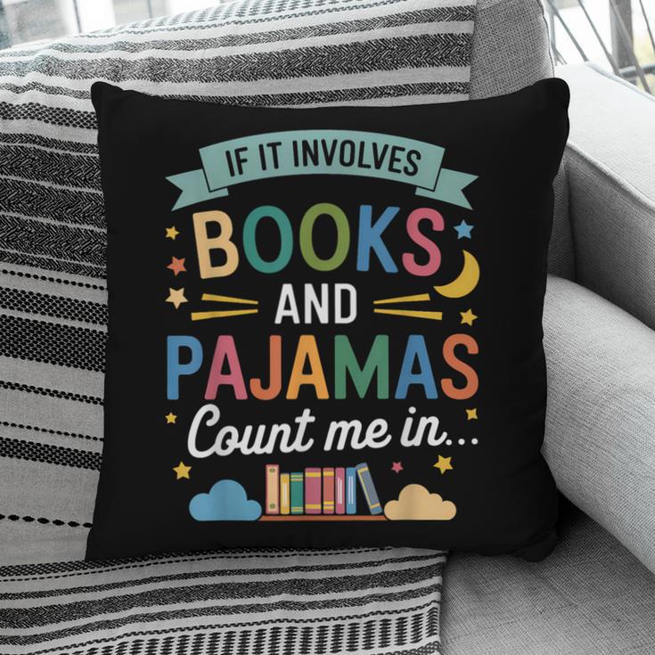 Book Lovers Reading Bedtime Cozy Pajama For Librarians Pillowcase