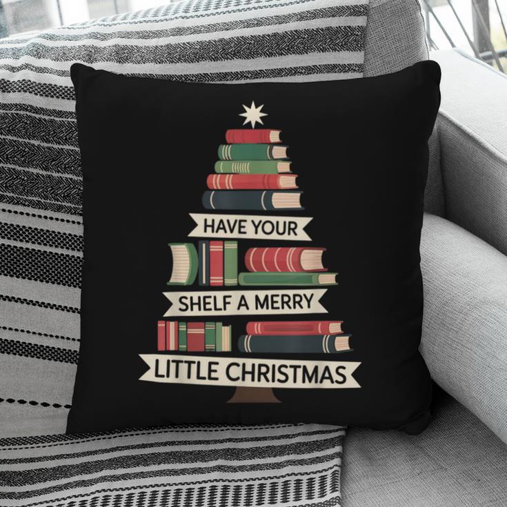 Book Merry Little Christmas Tree Holiday Pillowcase
