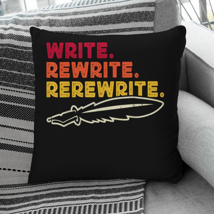 Book Writer Quote Author Journalist Rewrite Novelist Pillowcase
