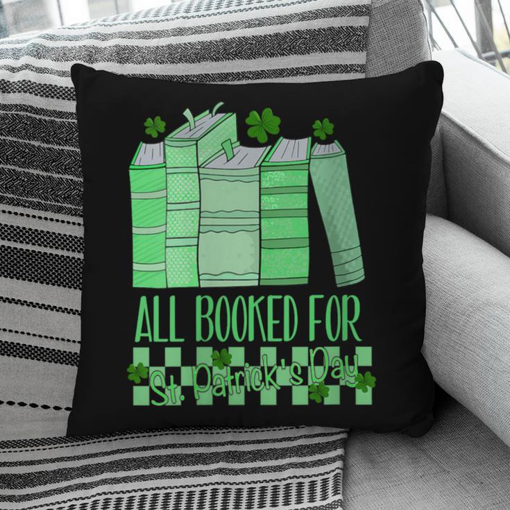 All Booked For St Patrick's Day Book Lover Lucky Shamrock Pillowcase