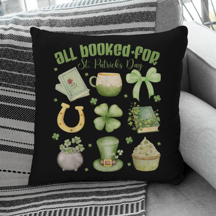 ALL Booked For St Patricks Day Bookish Leprechaun Bookworm Pillowcase