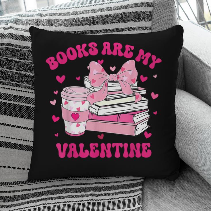 All Booked For Valentines Book Reading Coquette Bow Pillowcase