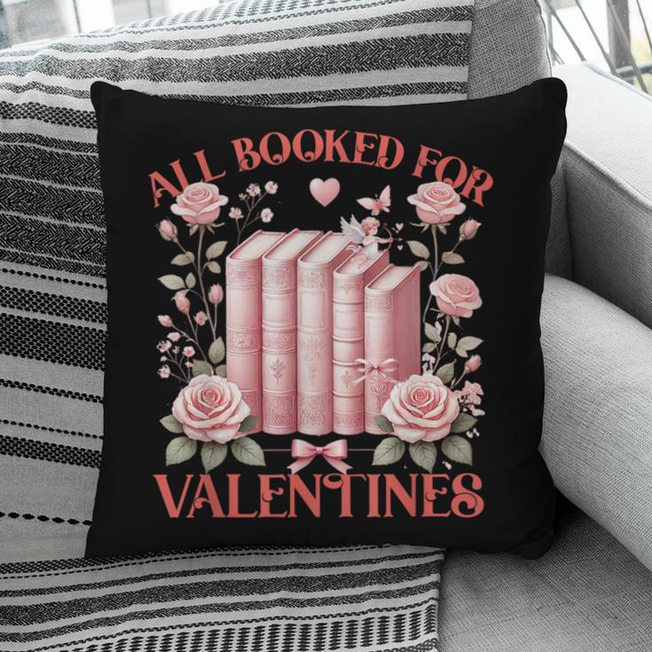 All Booked For Valentines Shirt Romantic Cupid Roses Books Pillowcase