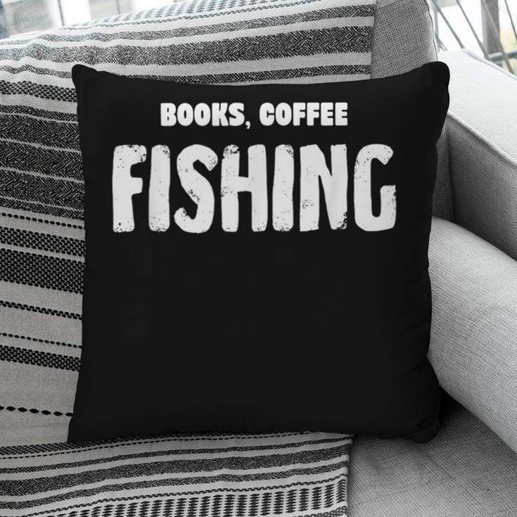 Books Coffee Fishing Pillowcase