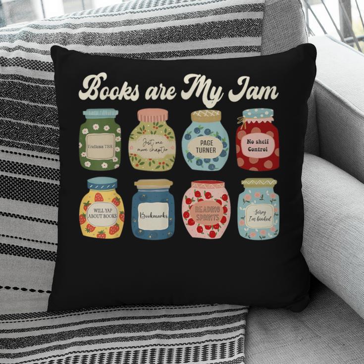 Books Are My Jam Shirt Book Lover Reader Reading Teacher Pillowcase