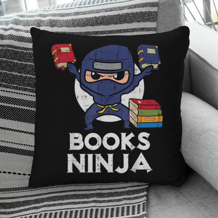 Books Ninja Read Reading Librarian Book Toddler Boys Kids Pillowcase