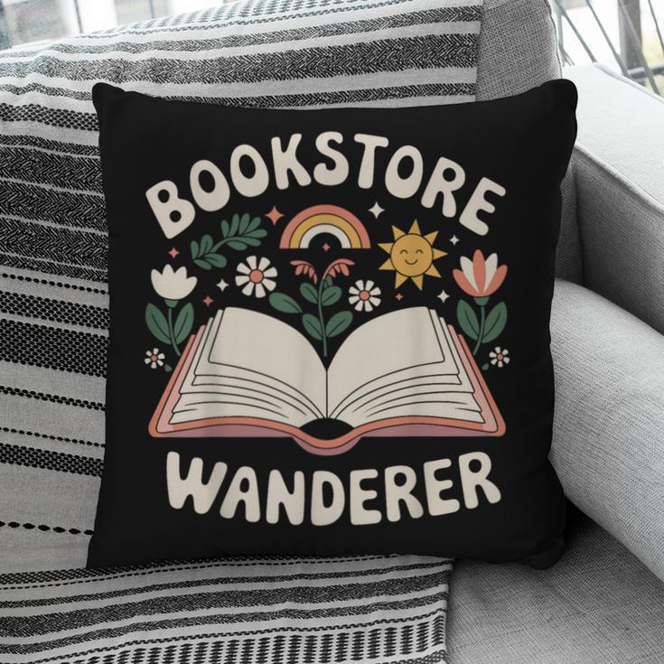 Bookstore Wanderers Retro Women Book Lovers Pillowcase