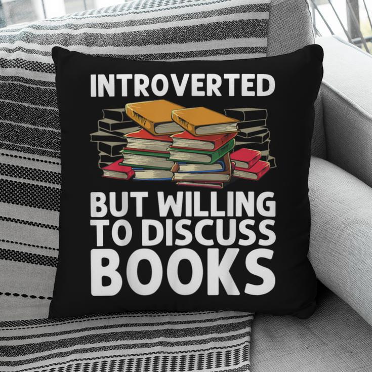 Bookworm Art For Men Women Book Reading Lover Bookish Pillowcase