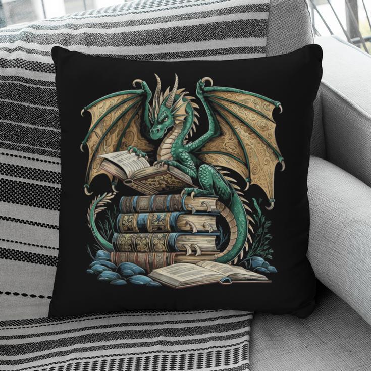 Bookworm Dragons Reading Book Dragons And Books Pillowcase