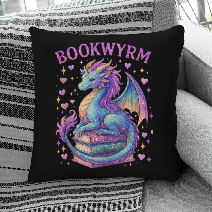 Bookwyrm Just a Girl Who Loves Dragons Books Dragon Reader Pillowcase