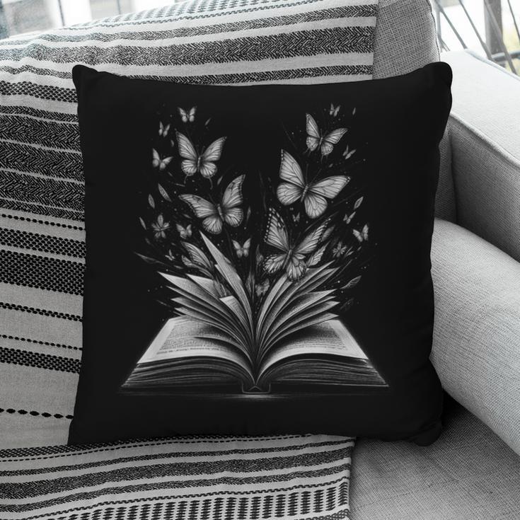 Butterflies And Book Lovers Reading Bookworm Pillowcase