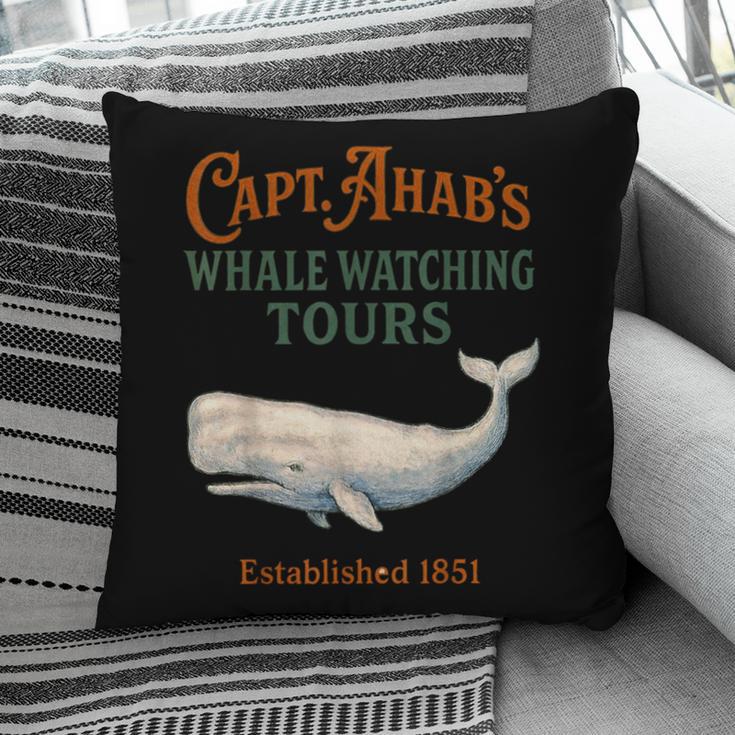 Captain Ahab’s Whale Watching Tours – Moby Book Parody Pillowcase
