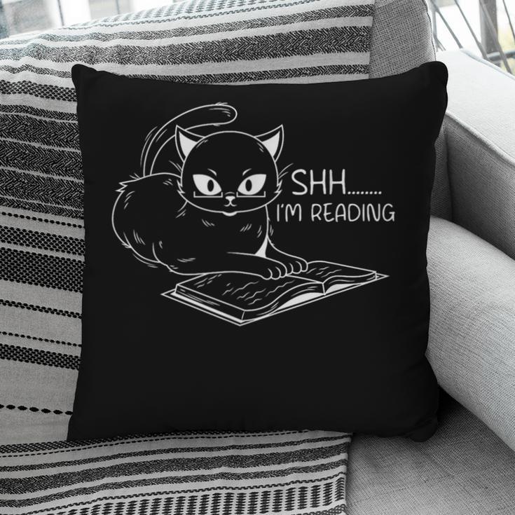 Cat Shh I'm Reading Book Reader Pillowcase