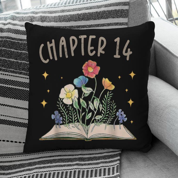 Chapter 14th Birthday Bookworm 14 Years Old For Book Lovers Pillowcase