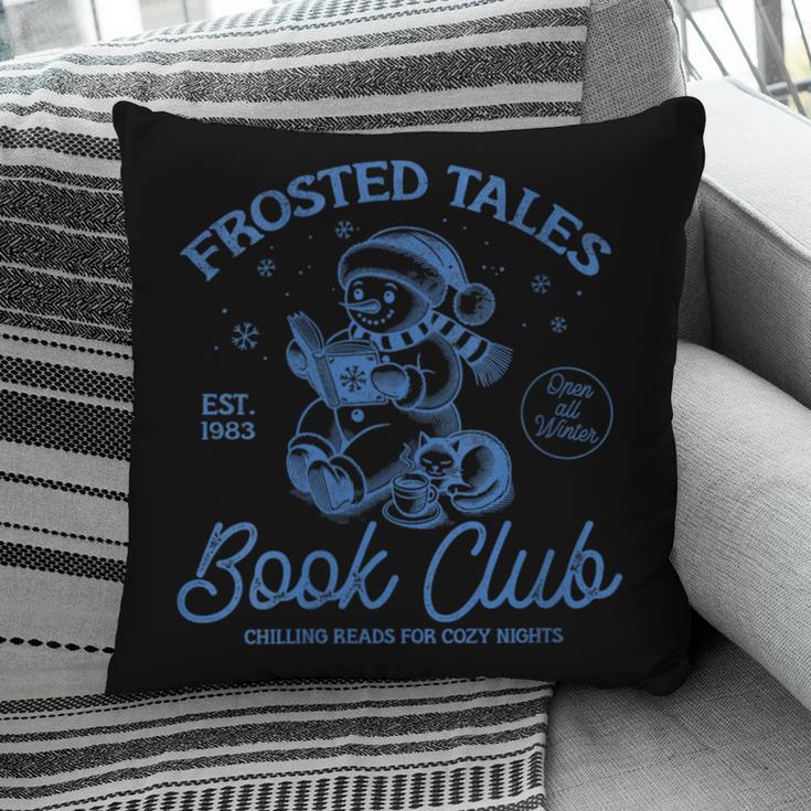 Christmas Snowman Frosted Tales Book Club Pillowcase