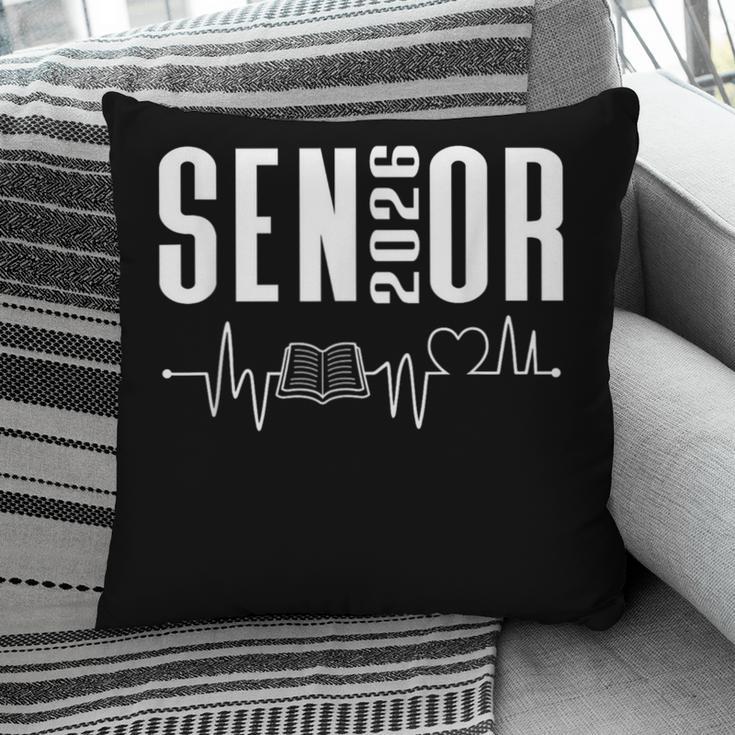 Class Of 2026 Senior Reading Themed Book Heartbeat Pillowcase