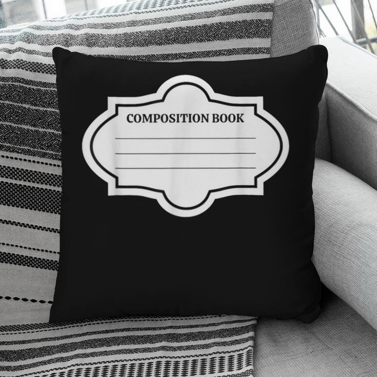 Composition Book Notebook Teacher's Halloween Group Costume Pillowcase
