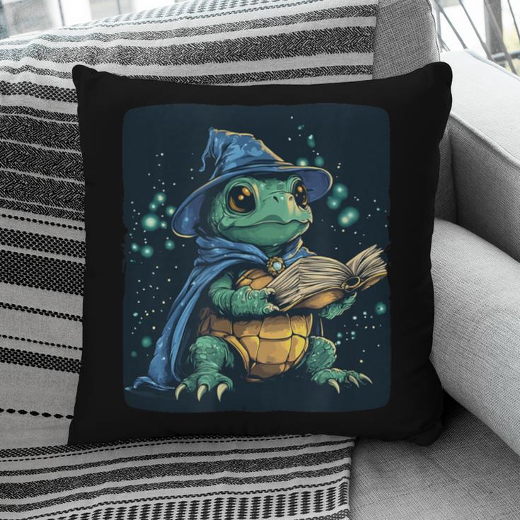 Cool Magical Book With Wizard Turtle For Adults And Kids Pillowcase