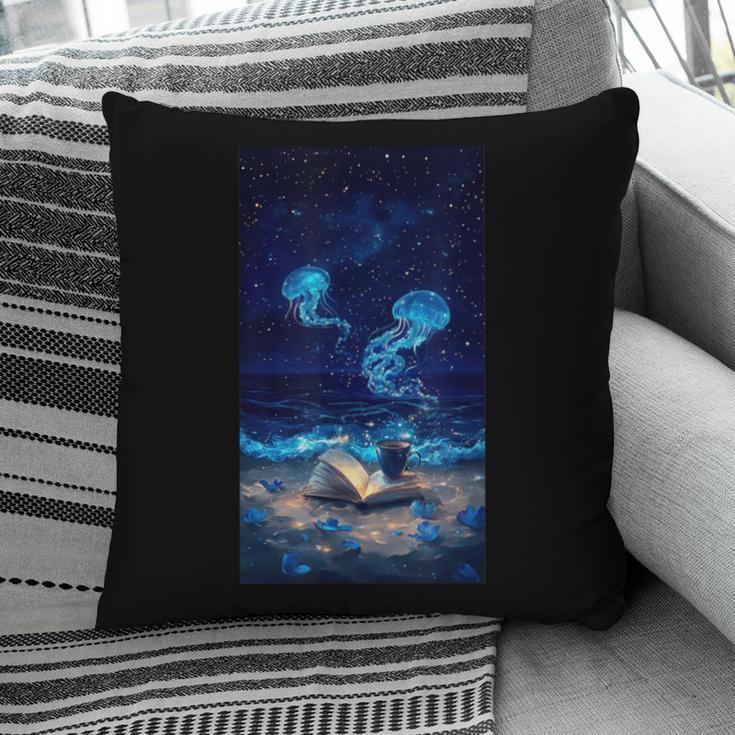 Cosmic Botanical Book Lover Reading Pillowcase