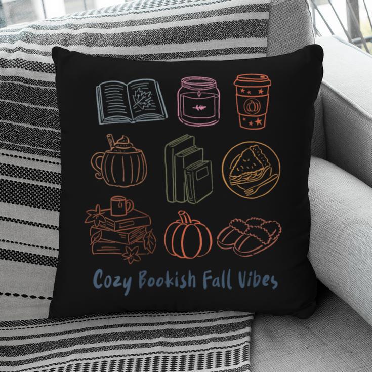 Cozy Bookish Fall Vibes Pumpkin Latte Books Autumn Reading Pillowcase