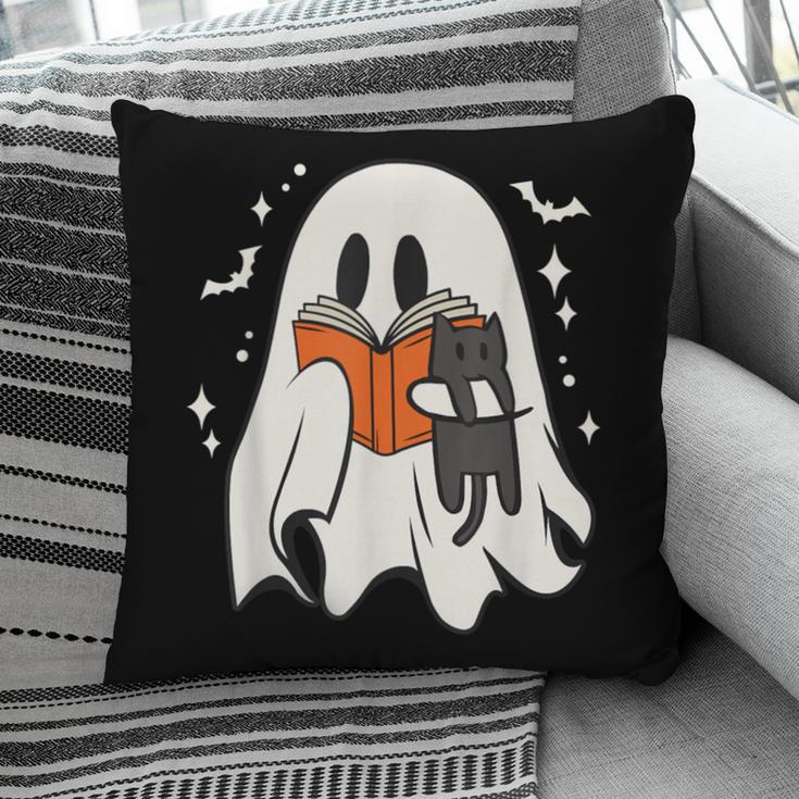 Cute Ghost Reading Book Spooky Season Halloween Costume Kids Pillowcase