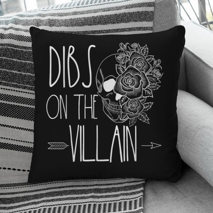 Dibs On The Villain Spicy Books Women Smutty Merch Romantasy Pillowcase