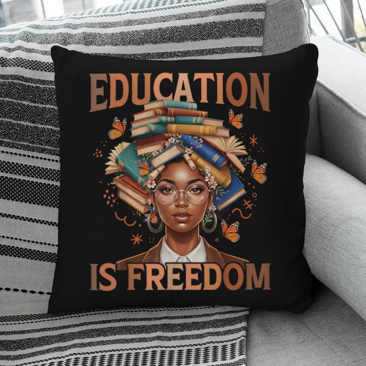 Education Is Freedom Teacher Books Black History Month Pillowcase