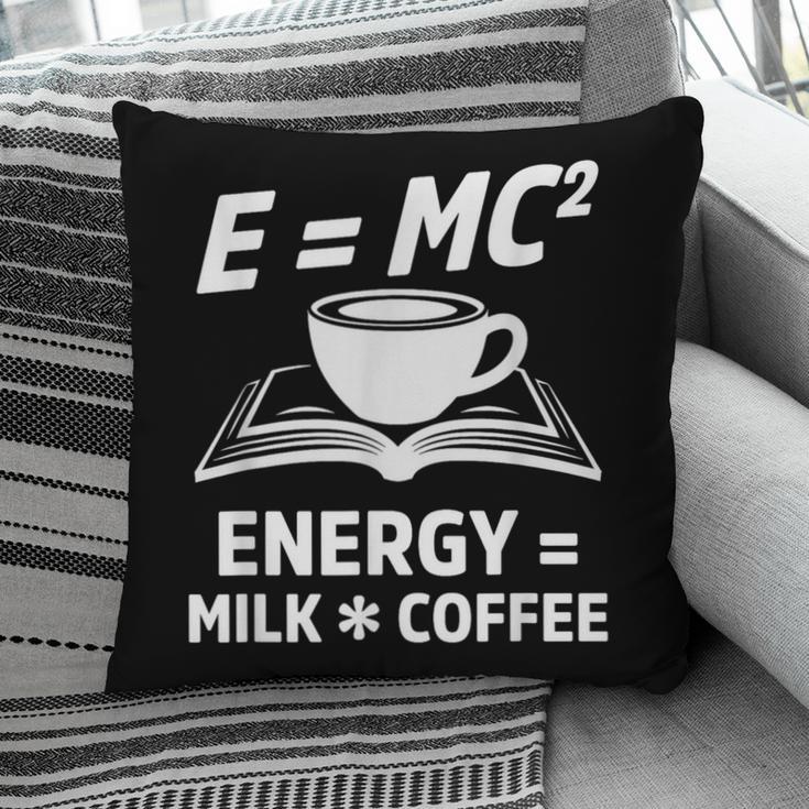 EMC2 Energy Milk x Coffee Science Book Math Lover Pillowcase