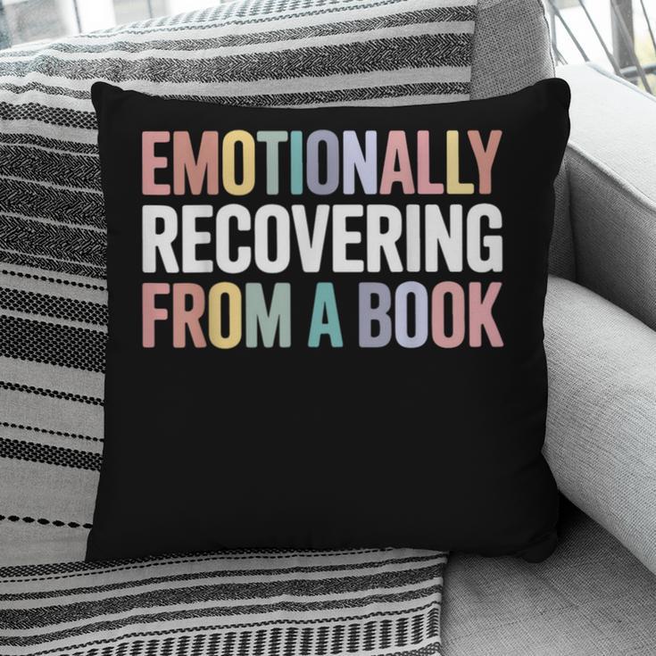 Emotionally Recovering From a Book Reading Librarian Pillowcase