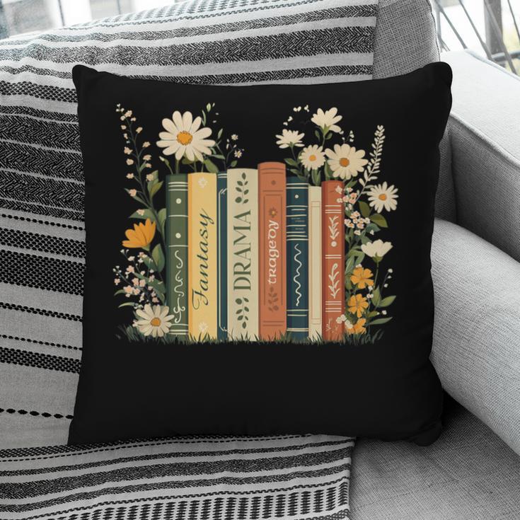 Fantasy Drama Tragedy Book Floral Subtle Pillowcase