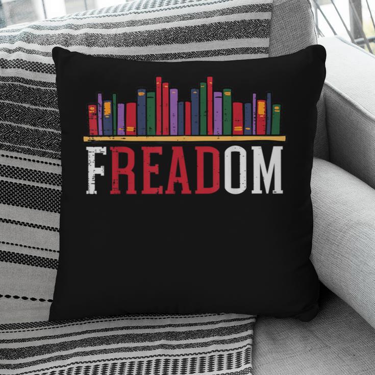 Freadom Shelf Read Reading Book Librarian Men Women Kids Pillowcase