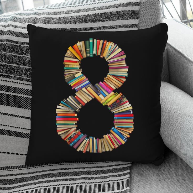 Fun 8th Birthday Books Themed 8 Years Old Boys Kids Girls Pillowcase