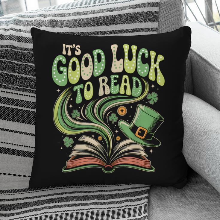Groovy It's Good Luck To Read St Patrick's Day Book Lucky Pillowcase