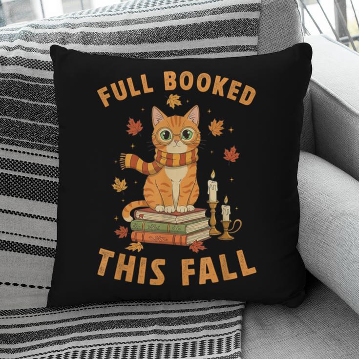 Halloween Fully Booked This Fall Book Ginger Cat Reading Pillowcase