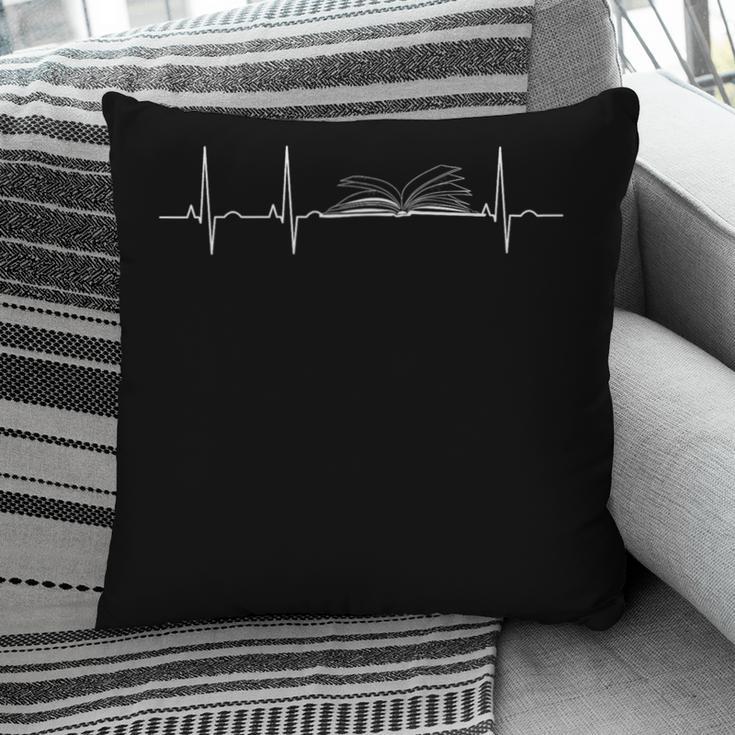 Heartbeat Book Reader Reading Lover Pillowcase