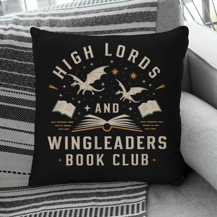 High Lords & Wingleaders Fantasy Reader Book Club Dragons Pillowcase