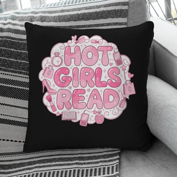 Hot Girls Read Pink Aesthetic Book Lover Reading Pillowcase